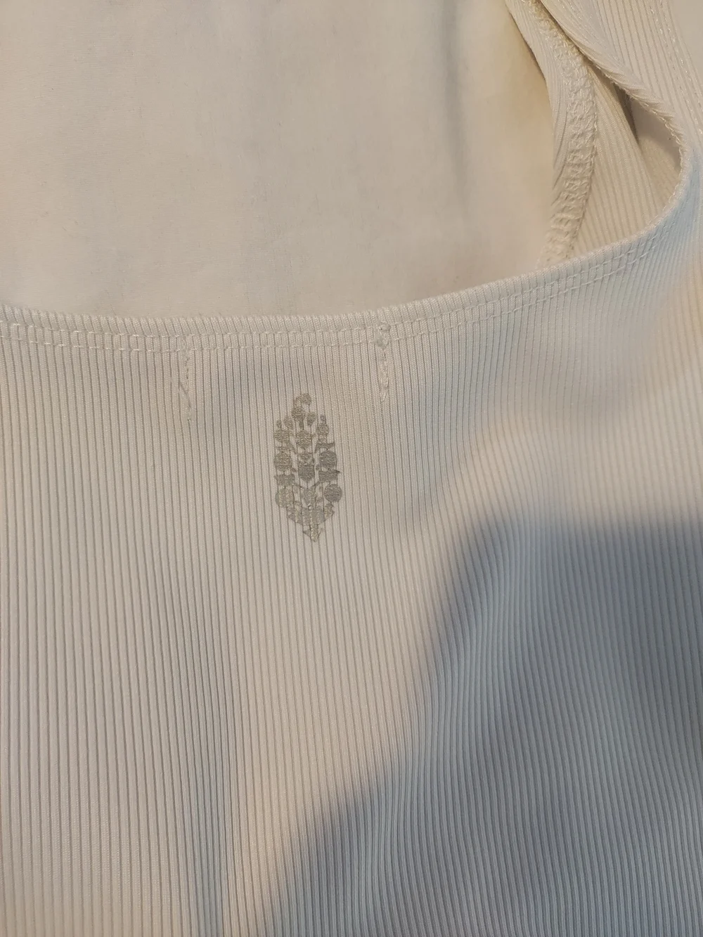FP Movement Happiness Runs Square Neck Crop Tank - White - Picture 8 of 9